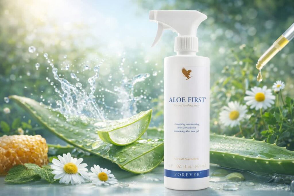 اسپری فرست فوراور چیست؟ بررسی کامل خواص، کاربردها و مزایای Aloe First